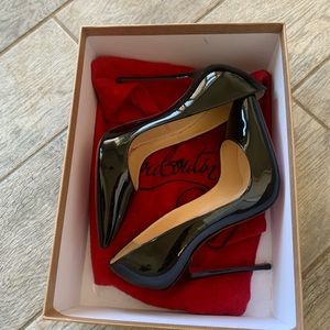 SO kate christian louboutin patent. new, box and bag included. Retail $750-780